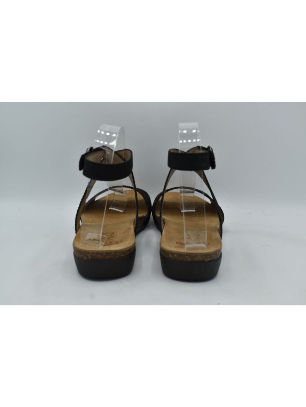 Dansko Womens EU Size 40 Rafferty Black Milled Nubuck Ankle Strap Sandals Shoes - Picture 5 of 14